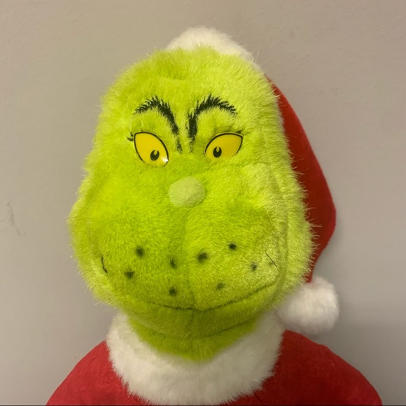 Vintage The Grinch Hallmark Plush Toy Christmas - Picture 2 of 6